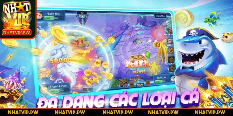 Cách chơi game bắn cá ZAGOO dễ hiểu với đa dạng các loài cá