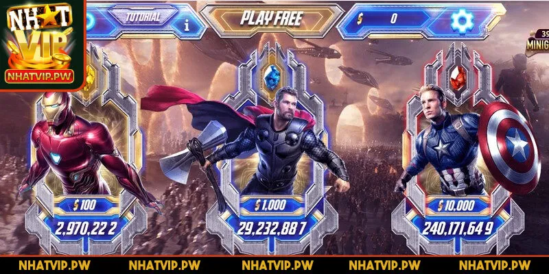 Nổ hũ Avenger là một tựa game slot video đỉnh cao