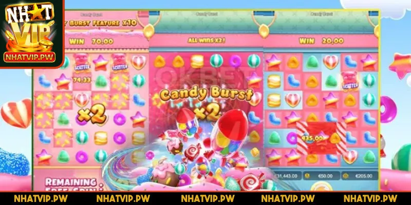 Thành viên cần tìm hiểu các biểu tượng khi tham gia quay hũ Candy Burst